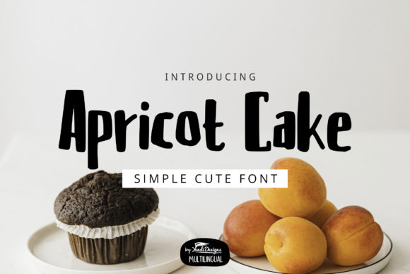 Apricot Cake: A Charming Display Font for Editorial Design