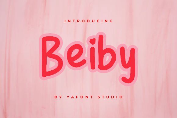 Beiby: A Quirky Display Font for Creative Makers