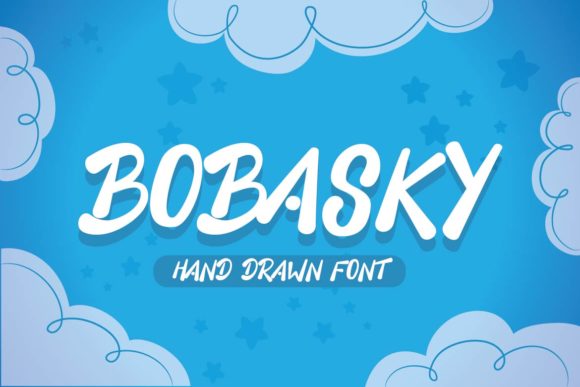 Bobasky: A Fun and Chunky Font for Creative Makers