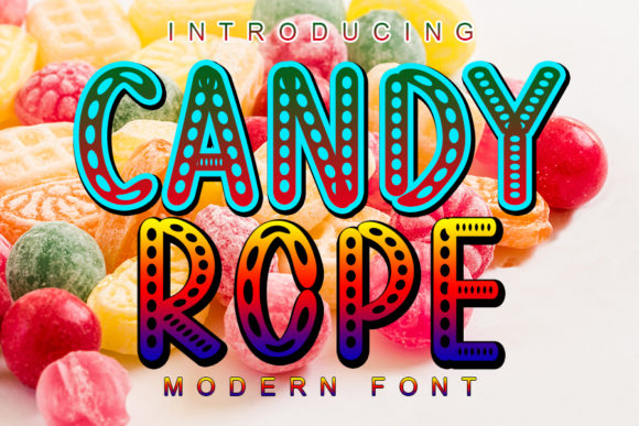 Candy Rope: A Joyful Display Font for Creative Campaigns