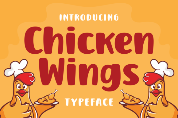 Chicken Wings: The Perfect Display Font for Crafters