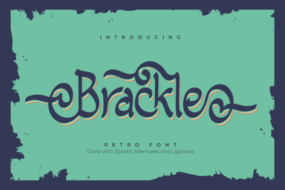 Discover Brackle: A Distinct and Versatile Display Font