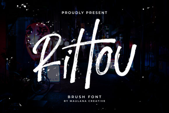Discover the Authentic Charm of Rittou Brush Font
