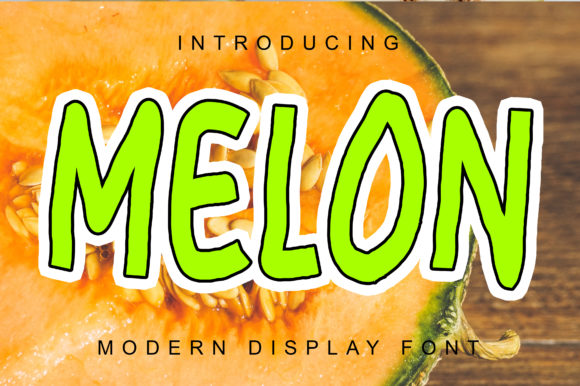 Discover the Charismatic Melon Font for Editorial Design