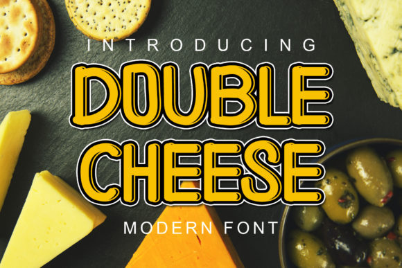 Double Cheese: A Quirky Display Font for Creative Web Design