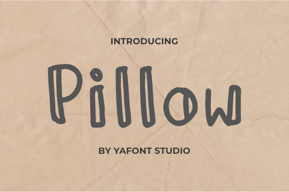 Enhance Your Brand with Pillow: A Simple and Neat Display Font