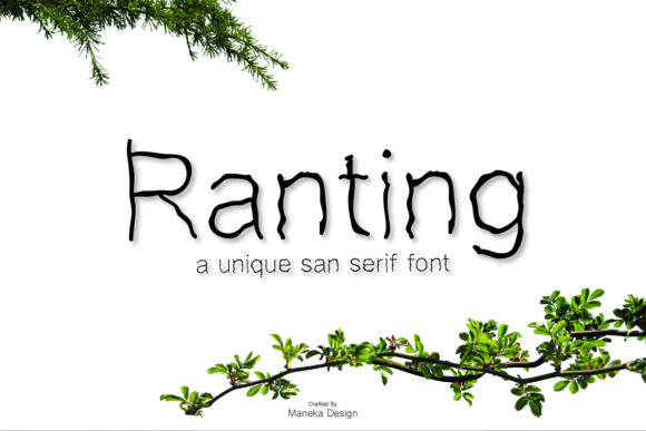 Enhance Your Brand with Ranting: A Spectacular Display Font