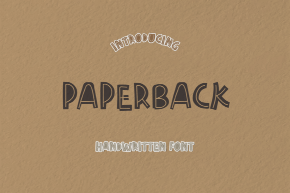 Enhance Your Brand with the Charming Paperback Font