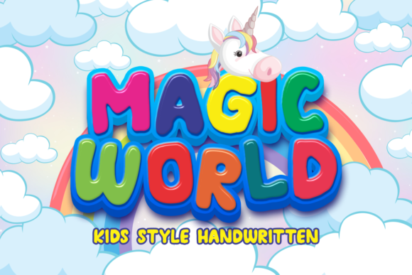 Explore Magic World: A Charming Display Font for Makers