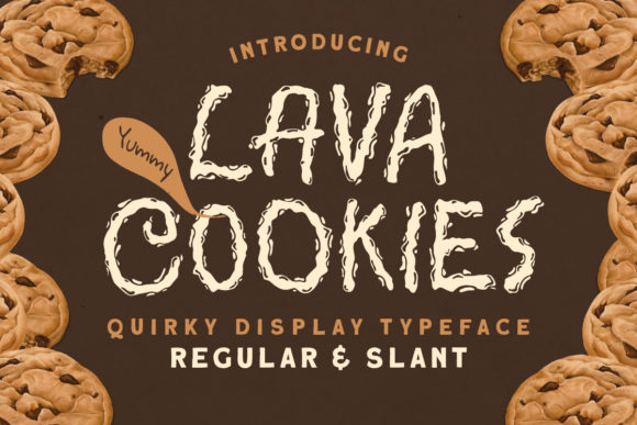 Exploring Lava Cookies: A Fun and Quirky Display Font