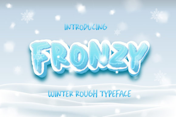 Fronzy: A Bold and Playful Font for Creative Makers