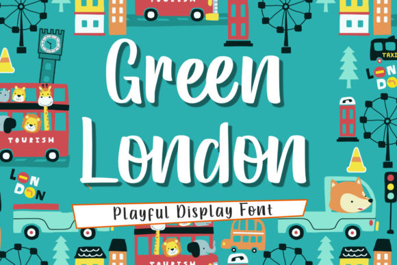 Green London: A Playful Display Font for Creative Businesses