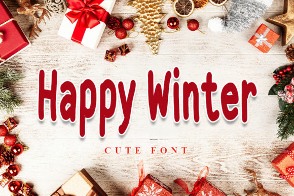 Happy Winter: A Charming Font for Your Brand