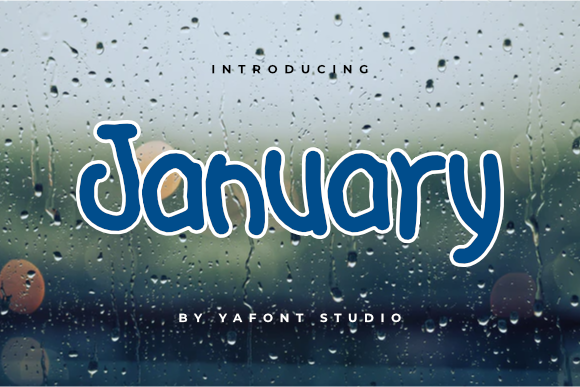 January: The Perfect Fun and Quirky Display Font for Your Brand