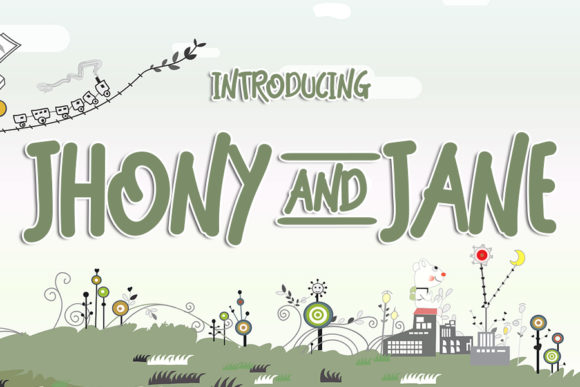 Jhony and Jane: A Bold and Attractive Display Font