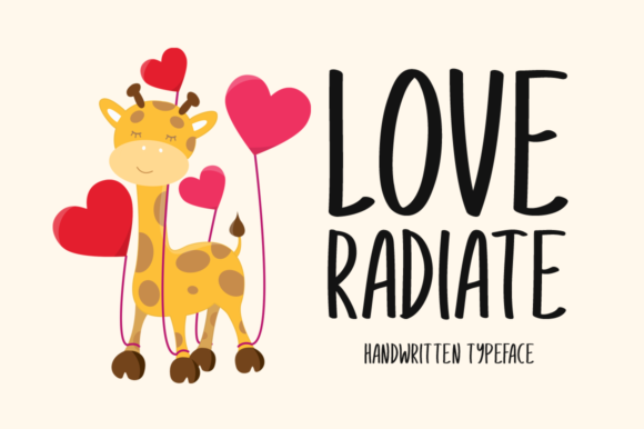 Love Radiate: A Joyful and Casual Handwritten Font
