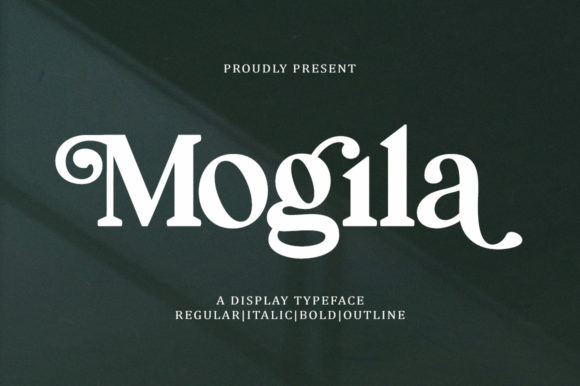 Mogila: A Bold and Elegant Display Font for Web Design