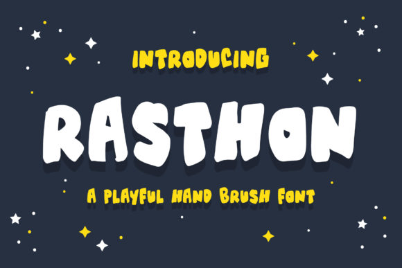 Rasthon: The Perfect Bold Font for Creative Makers