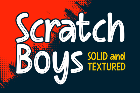 Scratch Boys: A Playful and Authentic Display Font