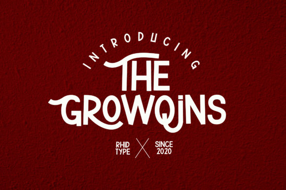 The Growqins: A Bold and Playful Display Font for Editorial Design