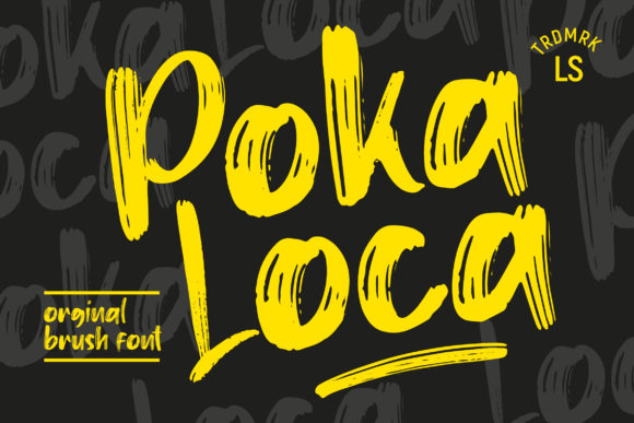 Transform Your Brand with Pokaloca: A Bold and Brushed Display Font