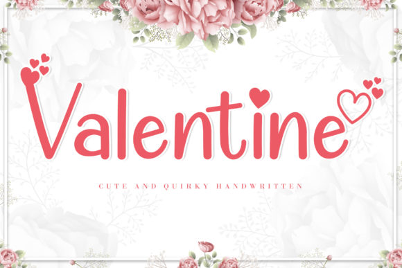 Valentine Cute: A Quirky Display Font for Romantic Designs