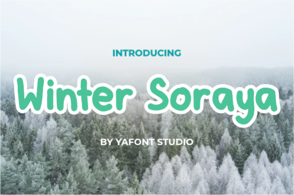 Winter Soraya: A Charming Display Font for Creative Makers