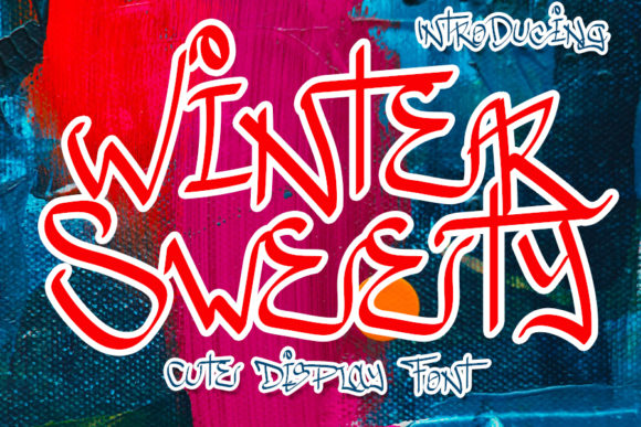 Winter Sweety: A Fun and Trendy Display Font for Crafters