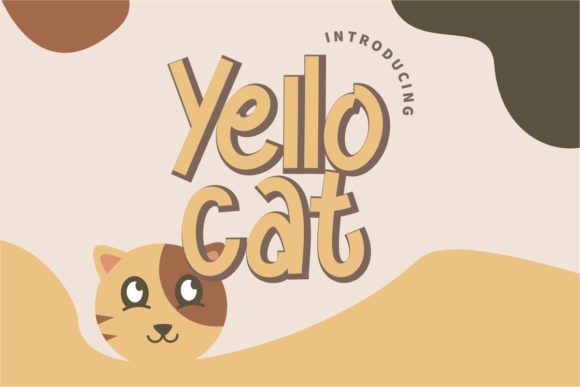 Yello Cat: A Quirky Display Font for Creative Branding
